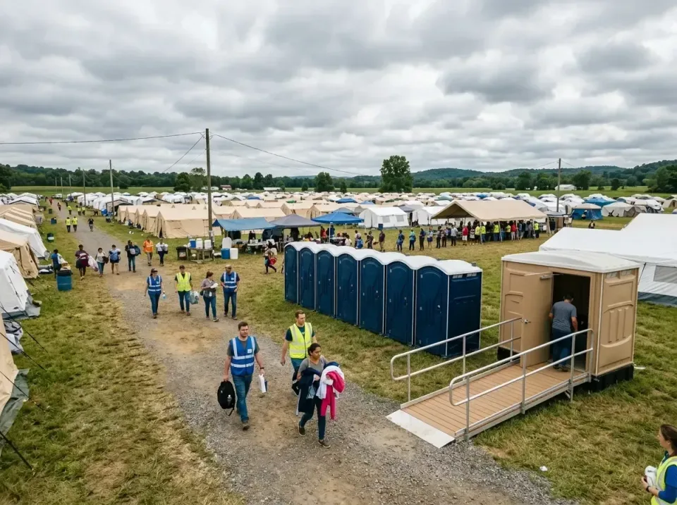 disaster-relief-camp-restrooms-010 — frequently asked questions, Dumpster & Portable Bathrooms Rental in Briarcliff, TX